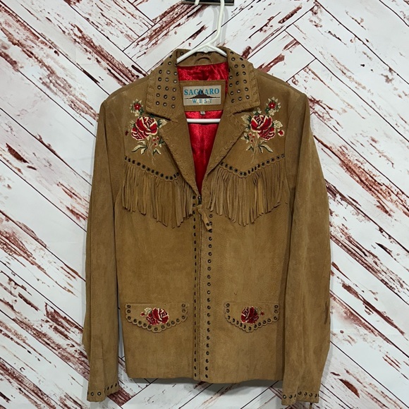 Vintage saguaro leather jacket